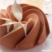 MagiDeal Round Silicone Bundt Cake Pan Mold Kitchen Cookware Spiral Baking Pans Mould - B07CZ424N3